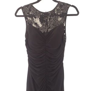 Black Sequined Mermaid Style Prom Dress